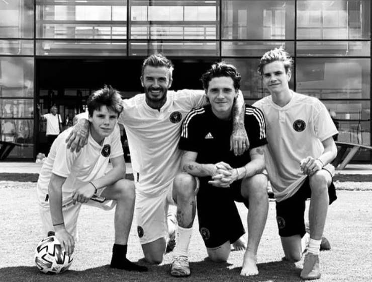 David Beckham dedica alla famiglia