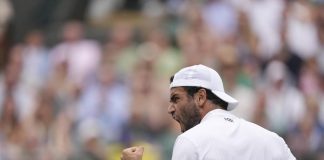 Berrettini post social Paolo Bertolucci