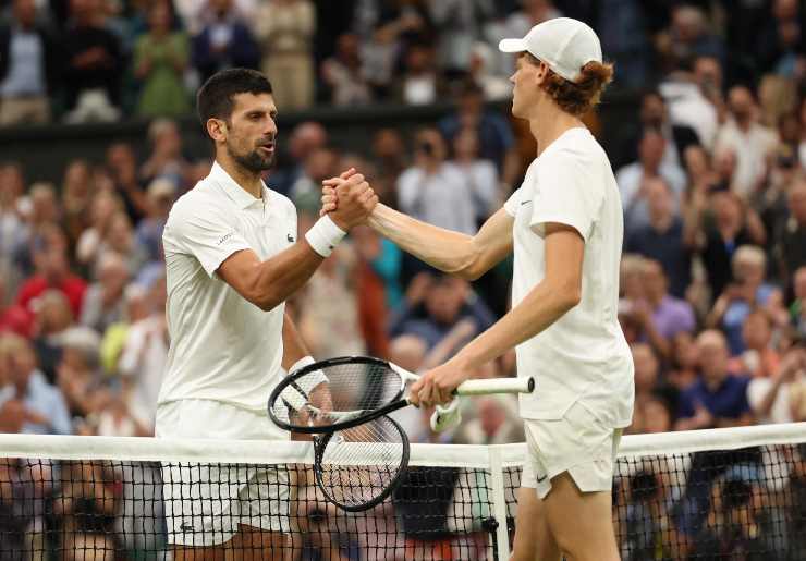 Djokovic dichiarazioni Sinner Wimbledon