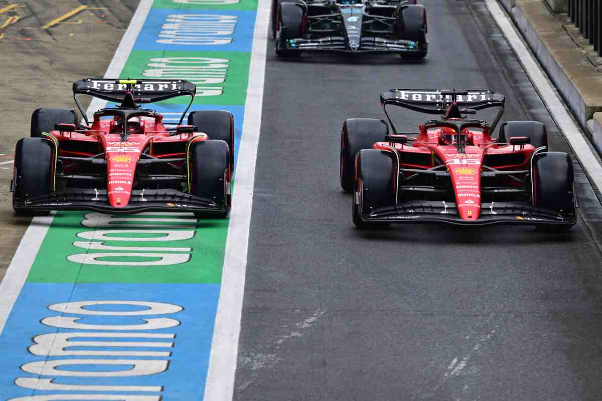 Ferrari tensione Sainz Leclerc