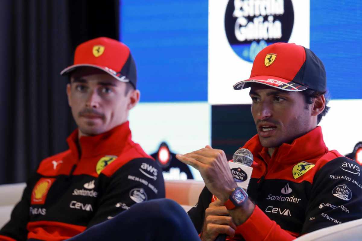 Leclerc e Sainz tensione a Silverstone