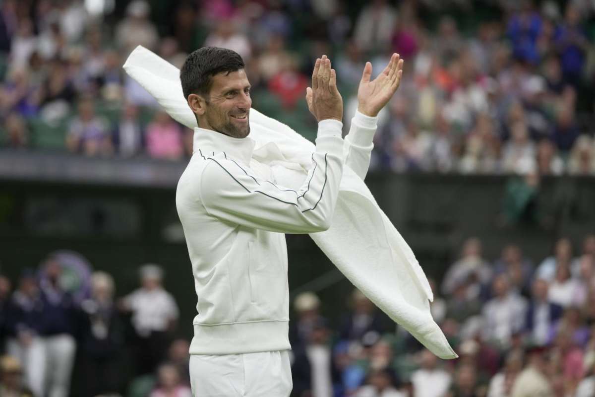 Novak Djokovic, il gesto della figlia a Wimbledon