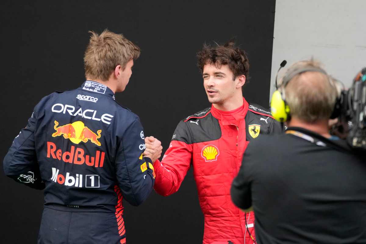 Verstappen e Leclerc insieme