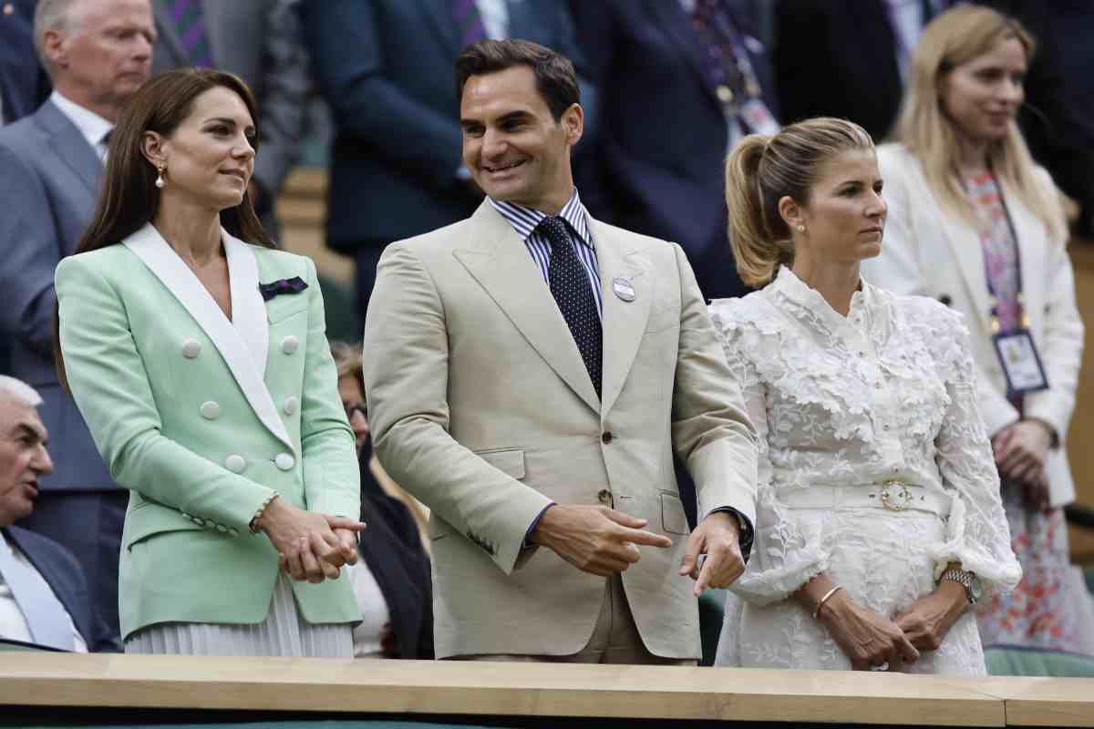 Federer Kate Middleton Wimbledon