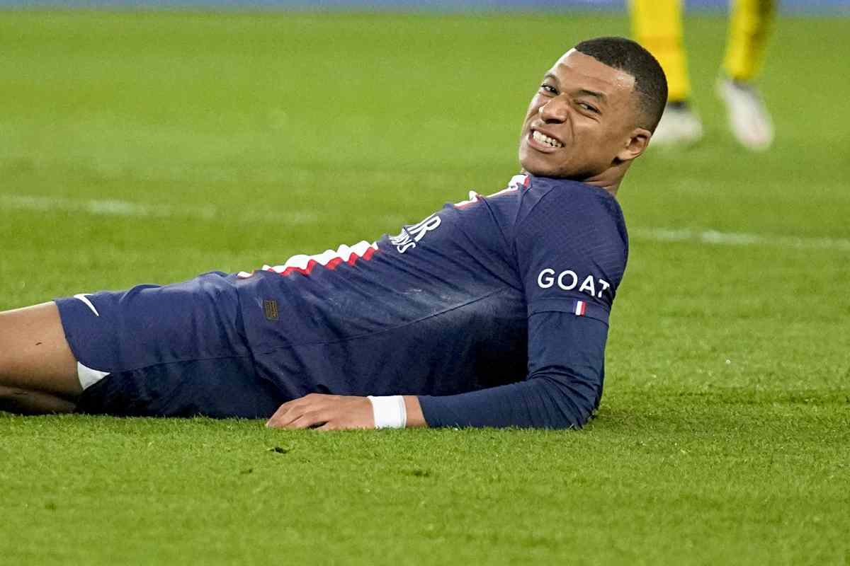 Mbappé fuori rosa PSG