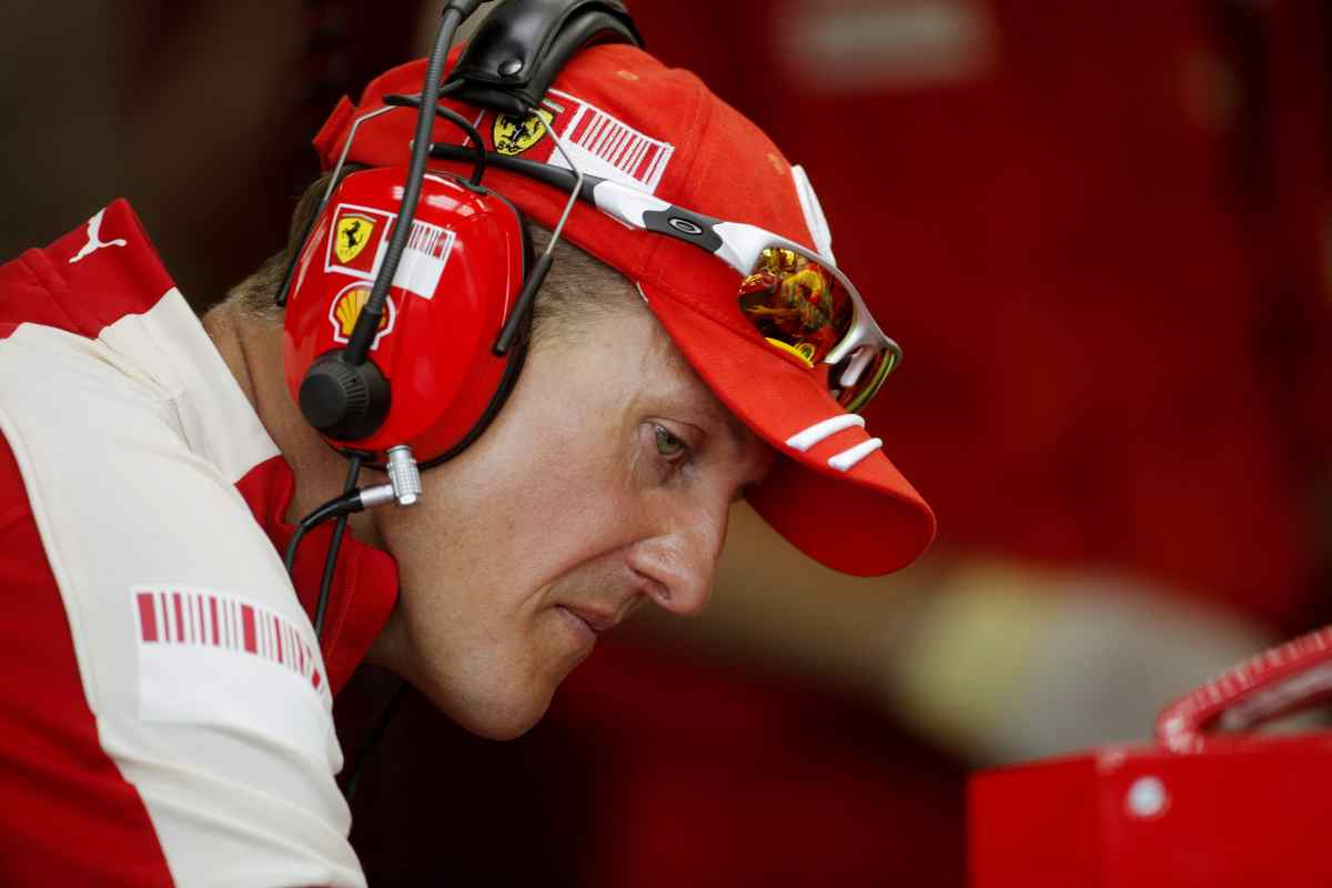 Michael Schumacher gesto Leclerc