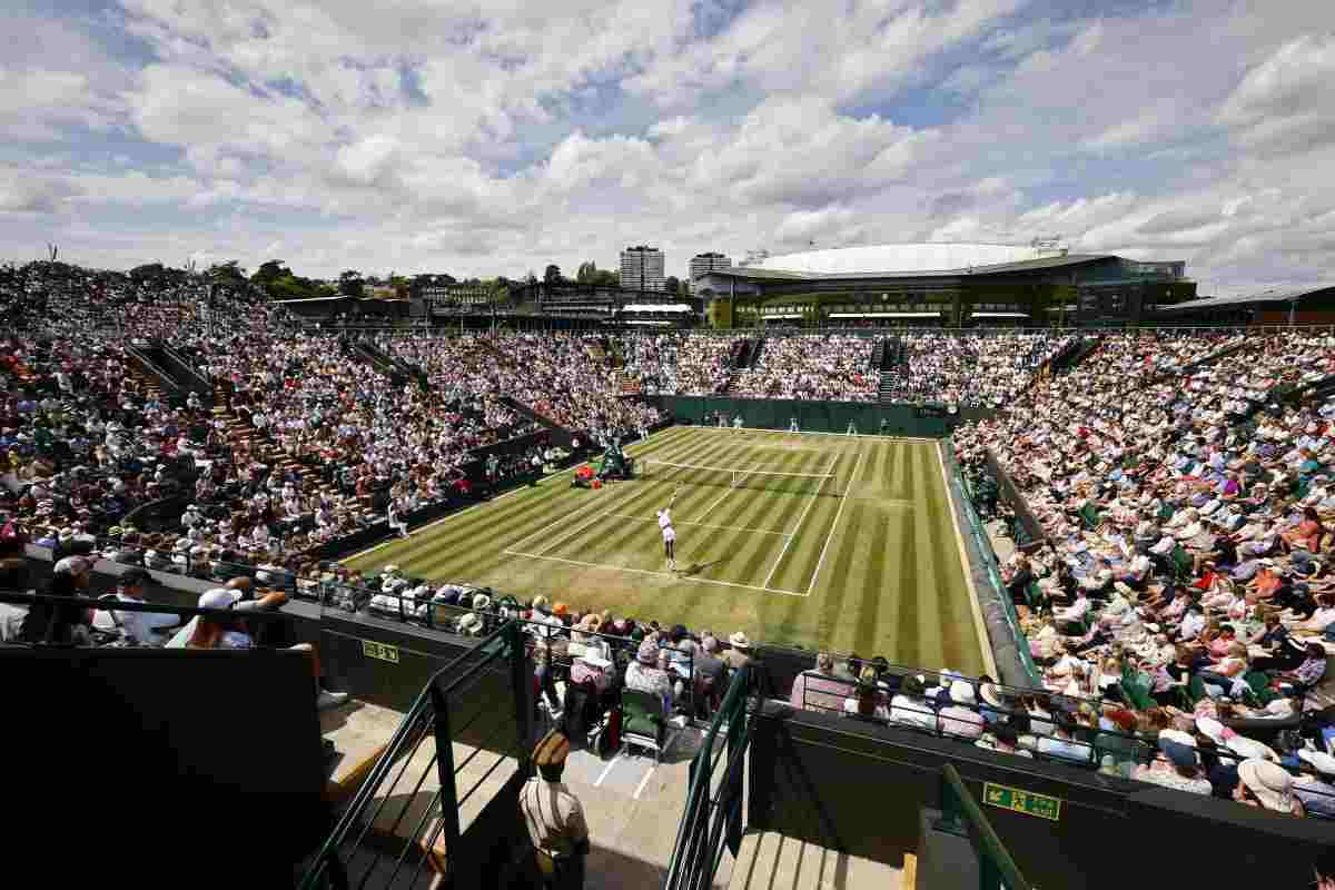 Wimbledon pallina bicchiere tifoso