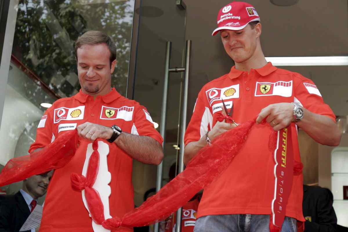 Michael Schumacher retroscena Barrichello