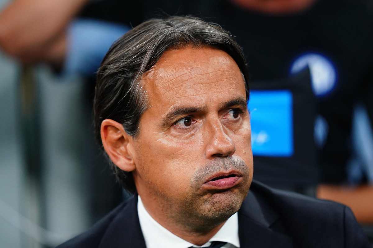 Simone Inzaghi sbuffa