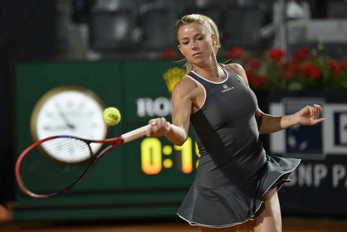 Camila Giorgi foto completino sexy