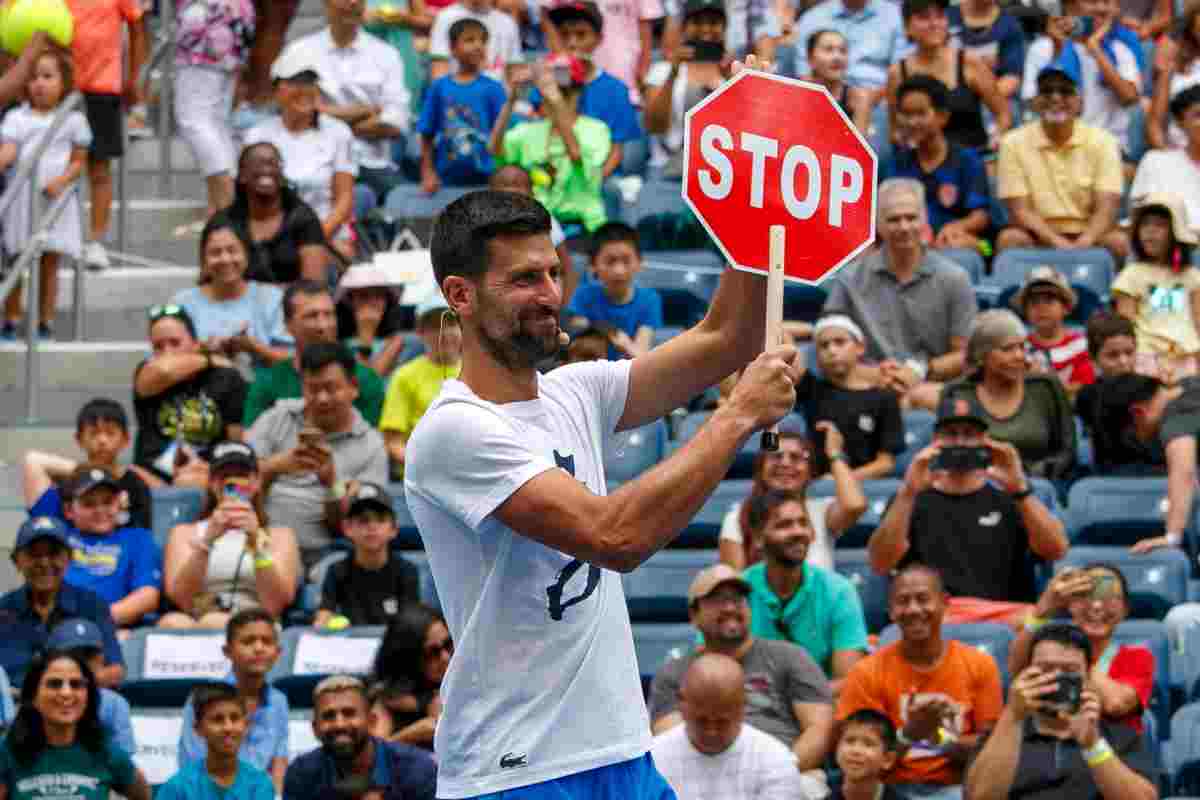 Novak Djokovic ritiro tennis
