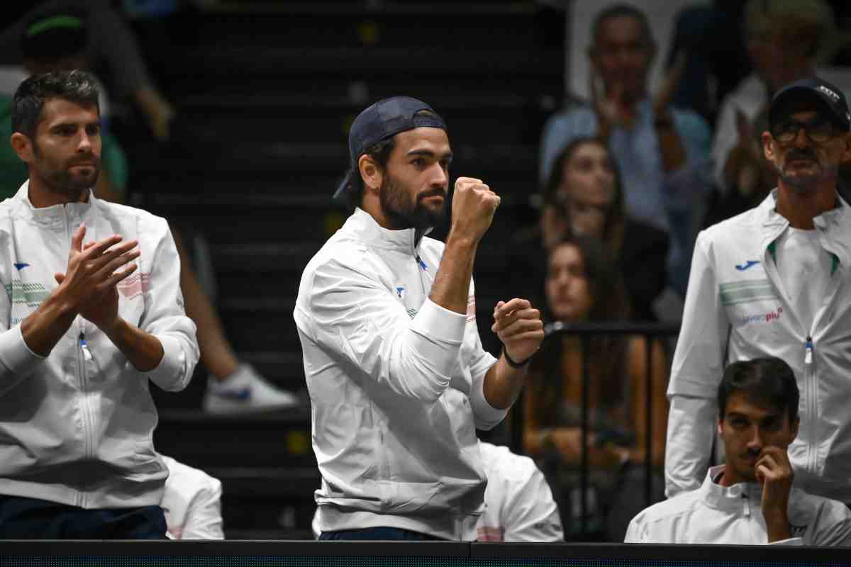 Berrettini gesto Coppa Davis