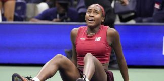 Coco Gauff gesto vittoria Us Open