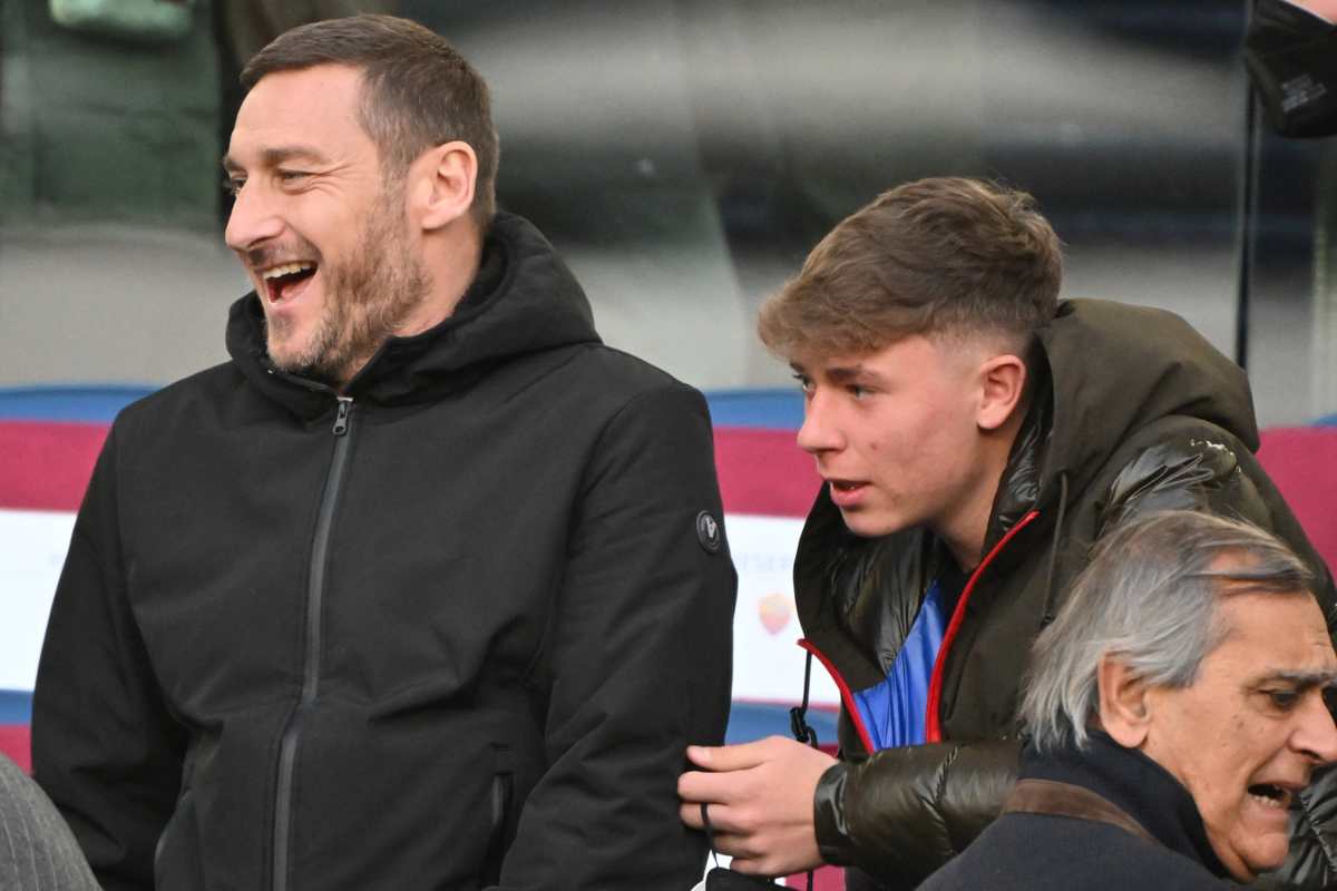 Francesco Totti difende il figlio Christian