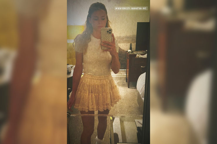Camila Giorgi, altro selfie da capogiro