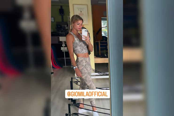Camila Giorgi selfie specchio Giomila