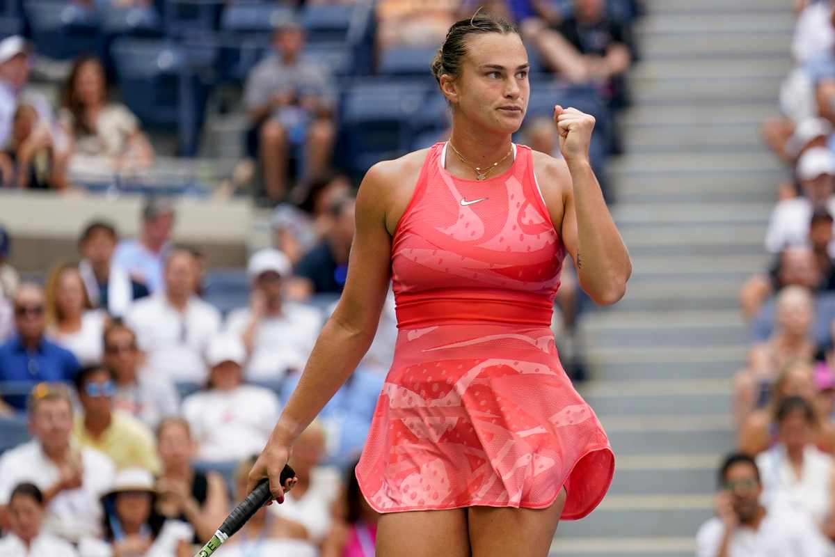 Aryna Sabalenka foto gambe Instagram