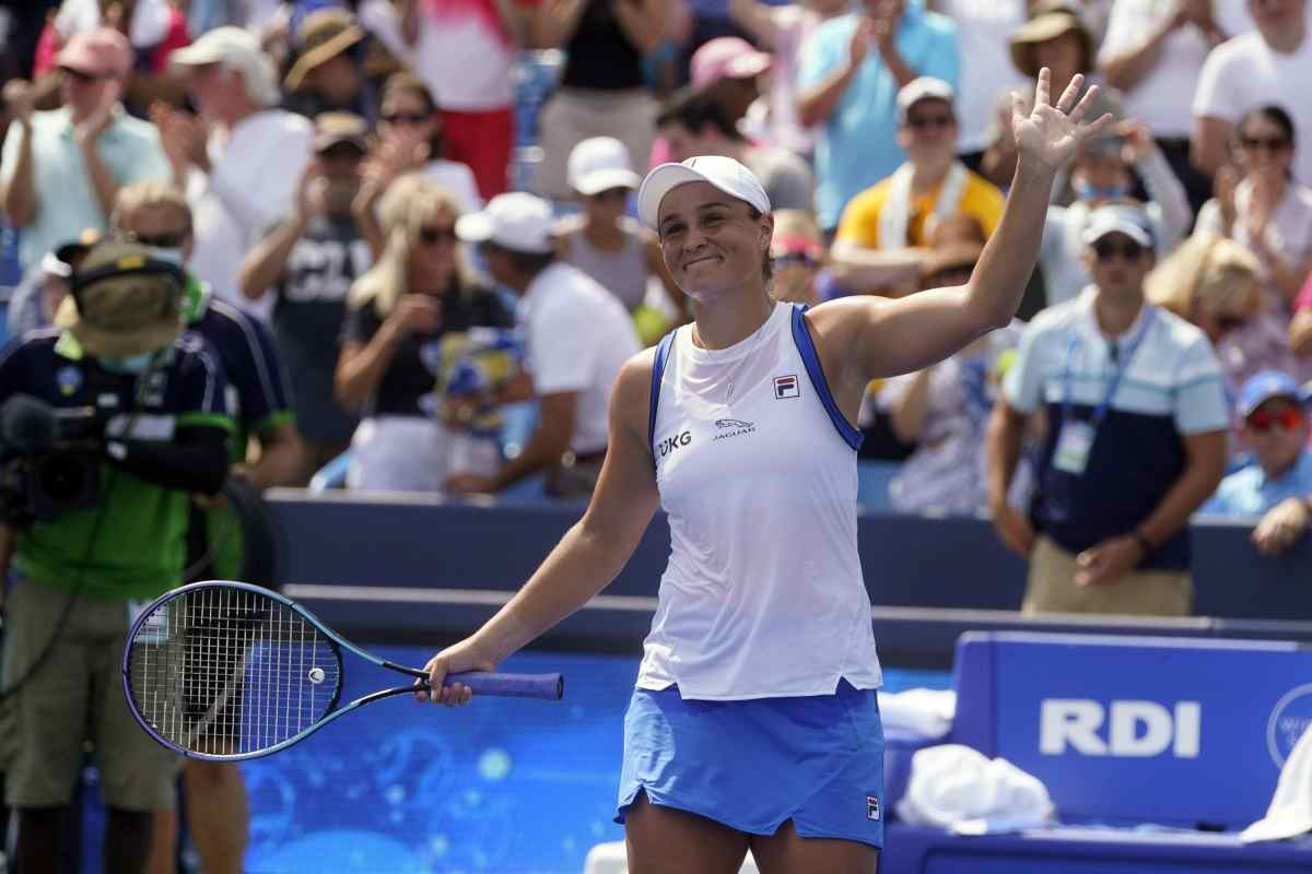 Ashleigh Barty ritiro definitivo tennis