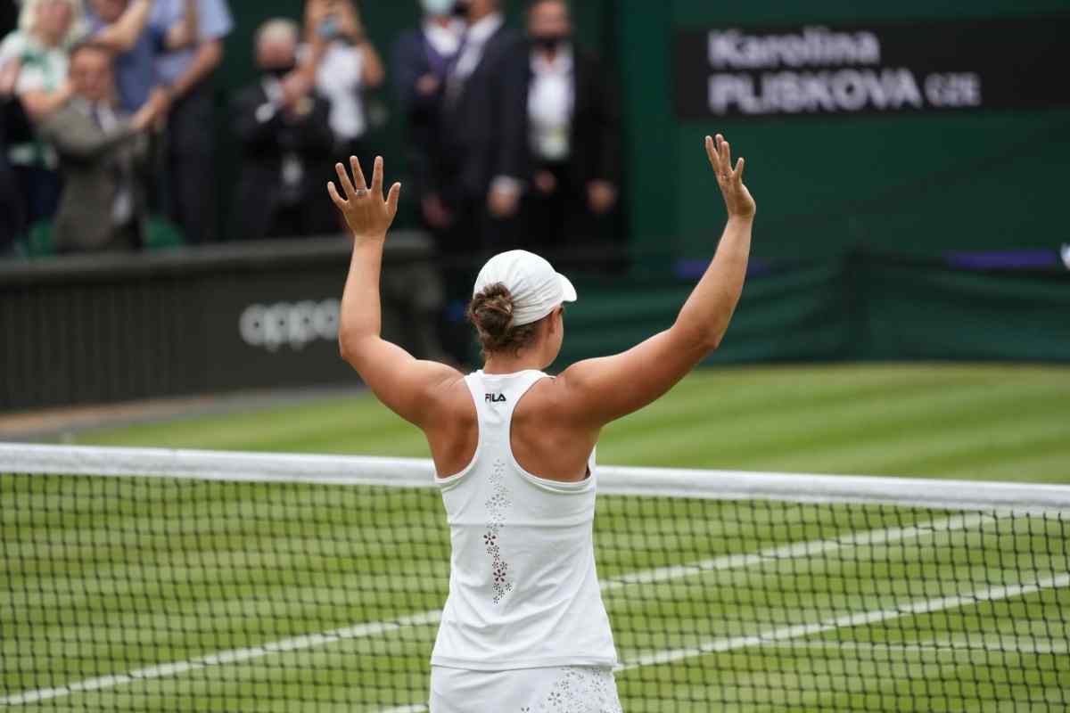 Ashleigh Barty ritiro definitivo tennis