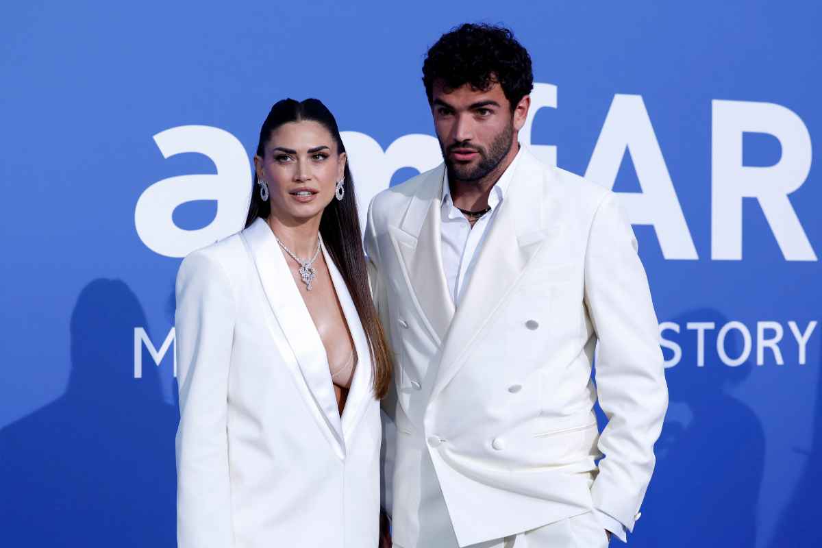 Matteo Berrettini Melissa Satta Milano Fashion Week