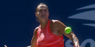 Sabalenka foto gambe New York