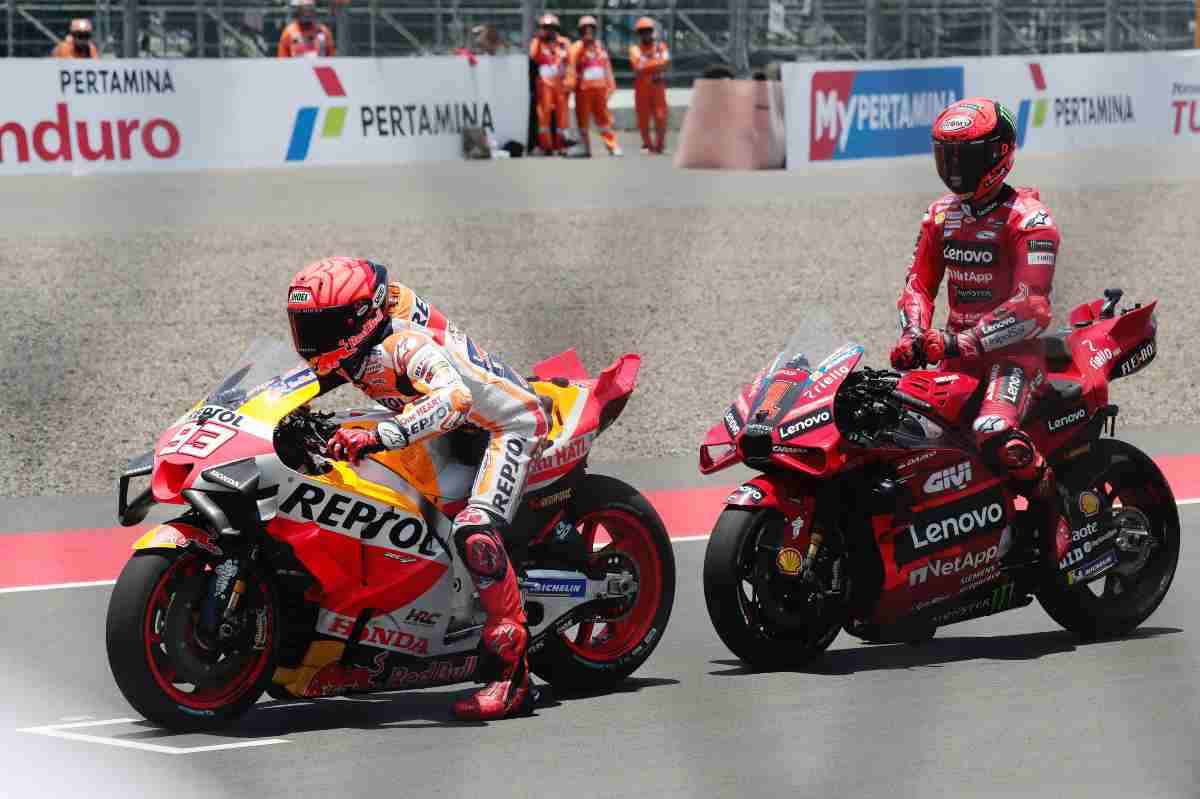 Marquez annuncio moto Ducati Team Gresini