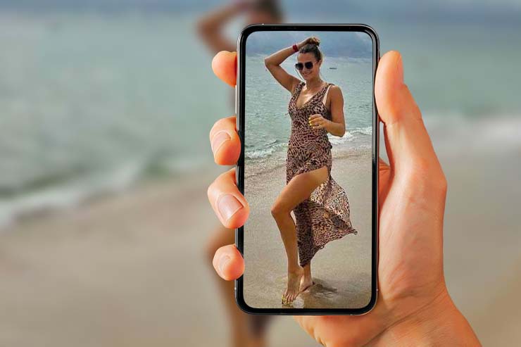 Aryna Sabalenka, la foto al mare