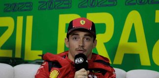 Leclerc dichiarazioni GP Brasile viaggio Lourdes