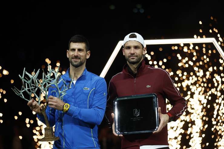 Dimitrov lacrime finale Atp Parigi Bercy