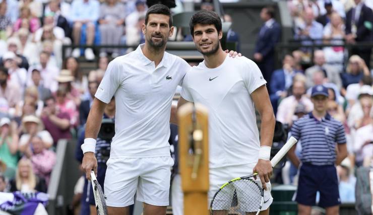 Djokovic Alcaraz esibizione Riyad