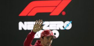 Charles Leclerc gesto