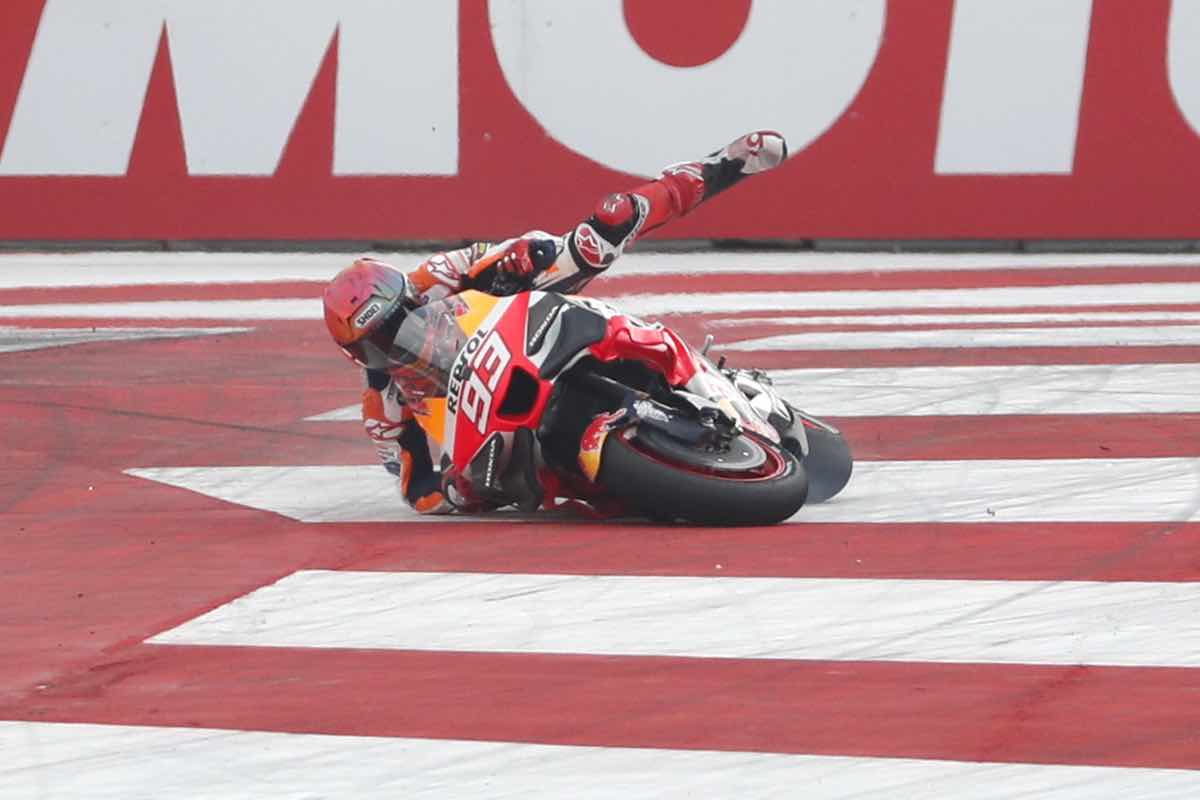 Record Marquez cadute MotoGP