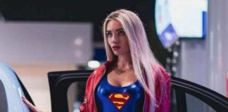 Angelina Dimova Supergirl Halloween