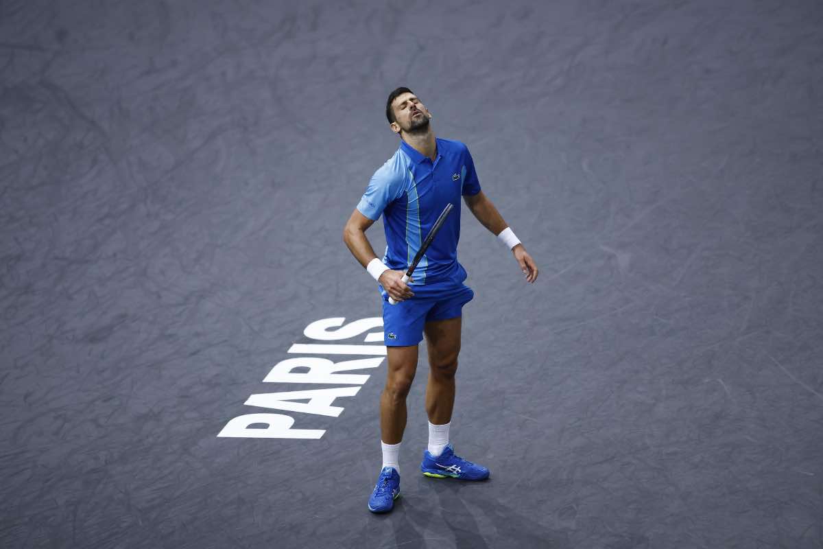 Novak Djokovic imprevisto Atp Parigi Bercy